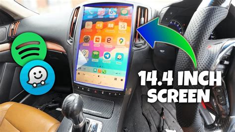 Infiniti G37 Tesla Screen With Apple Carplay Android Auto 14 4
