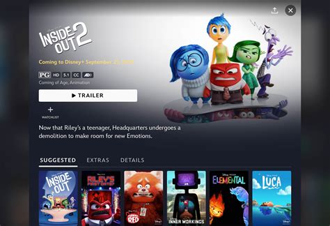 Discover inside out 2 release date 2024 Disney plus now