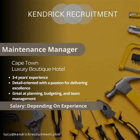 Urgent Maintenance Manager Wanted: Fast Hiring for Efficient Facility Upkeep
