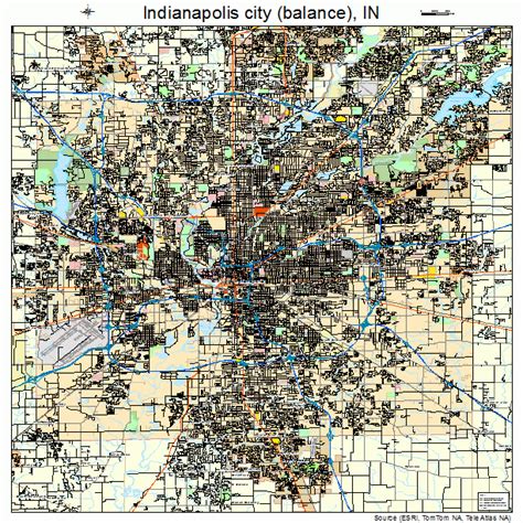 Map Of Indianapolis City Balance Map Of Indianapolis City Balance