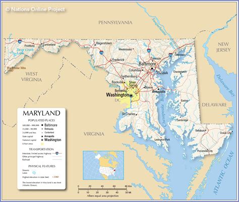Maryland Map