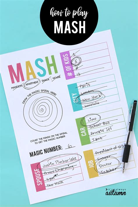 Mash Game