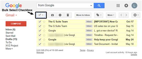 Mass Delete Gmail