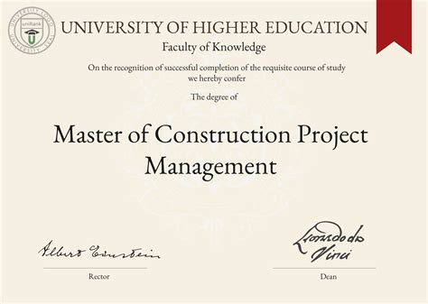 Master Of Project Management Degree