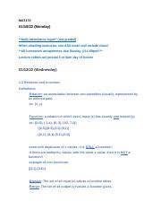 Mat170 Notes Docx Mat170 01 10 22 Monday Daily Attendance Login Not Mat170 Notes Docx Mat170 01 10 22 Monday Daily Attendance Login Not