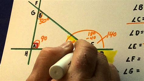Measuring Unknown Angles In Triangles Sixth Grade Intr Doovi