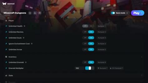 Minecraft Dungeons Cheats Trainers For Pc Wemod Minecraft Dungeons Cheats Trainers For Pc Wemod