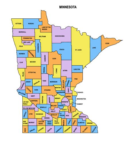 Mn County Map