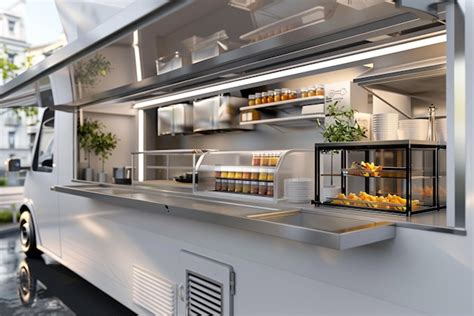 Mobile Gastronomy Vibrant Food Truck Serving Delicious Cuisine On Wheels For Culinary Adventures Premium Photo Mobile Gastronomy Vibrant Food Truck Serving Delicious Cuisine On Wheels For Culinary Adventures Premium Photo