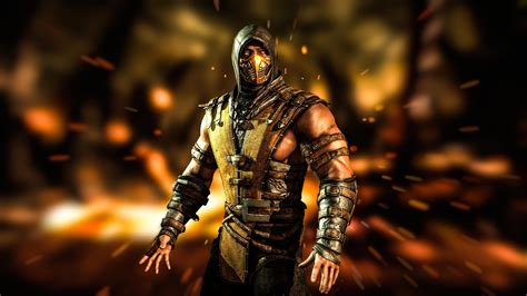 Mortal Kombat Scorpion Wallpapers Wallpaper Cave