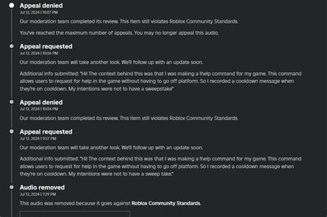 Multiple Violation Appeals Denied For No Reason Platform Usage Multiple Violation Appeals Denied For No Reason Platform Usage