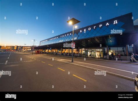 New Building Of International Airport Nikola Tesla In Belgrade Serbia
