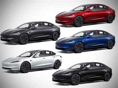 New Tesla Colour Options