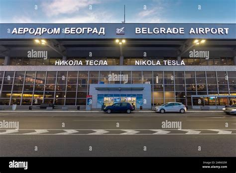 Nikola Tesla Airport Belgrade Serbia International Departure Tour