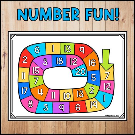 Number Board Game Fun