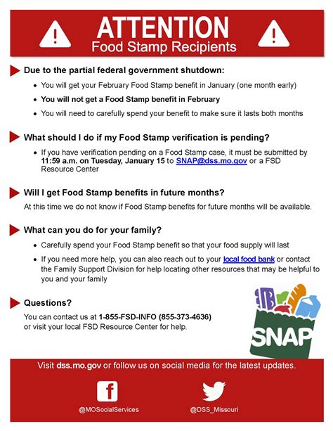 Oacac Important Information For Food Stamp Recipients