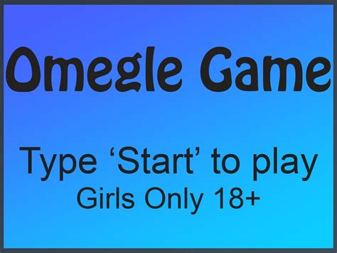 5 Omegle Games