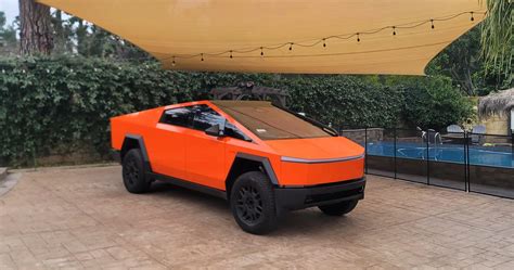 5 Ways Orange Tesla Cybertruck