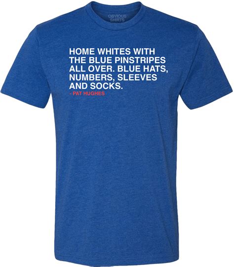 Pat Hughes Obvious Shirts