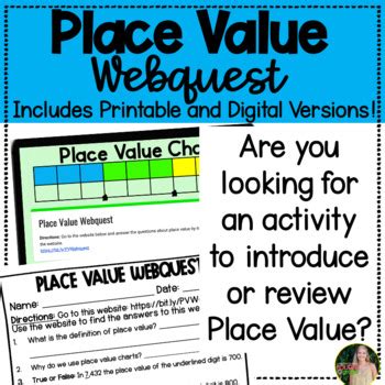 Place Value Create Webquest Place Value Create Webquest