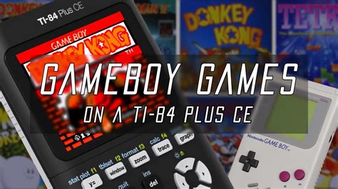 Play Any Gameboy Game On The Ti 84 Plus Ce Youtube Play Any Gameboy Game On The Ti 84 Plus Ce Youtube