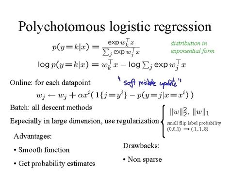 Polychotomous Logistic Regression