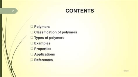 Polymers Presentation Chemistry