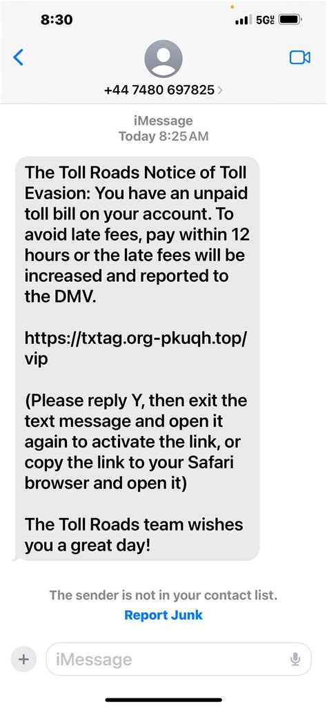 Psa Be Wary Of Ny Toll Text Scam R Longisland