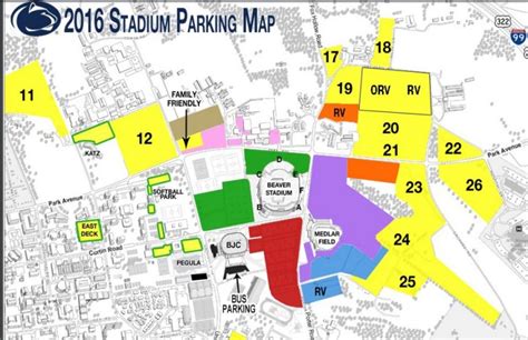 Psu Parking Map