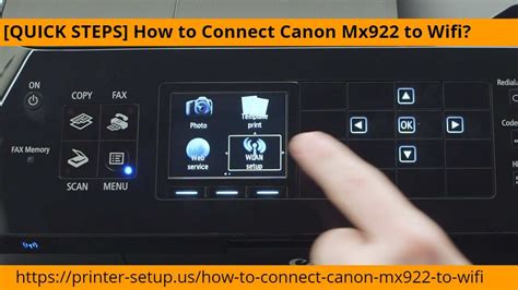 Quick Steps How To Connect Canon Mx922 To Wifi Wifi Wifi Wireless