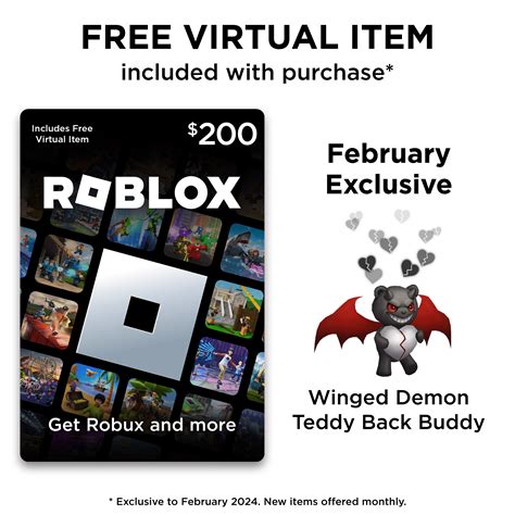 Roblox 200 Digital Gift Card Includes Virtual Item Digital Roblox Roblox 200 Digital Gift Card Includes Virtual Item Digital Roblox