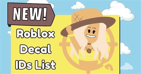 Roblox Image ID List