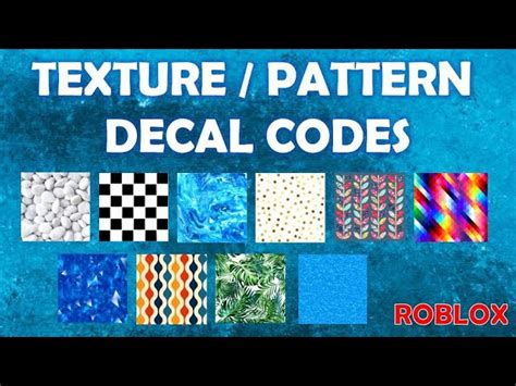 Roblox Texture IDs List