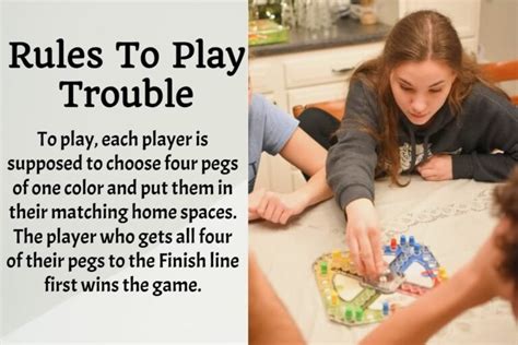 Trouble Board Game Rules