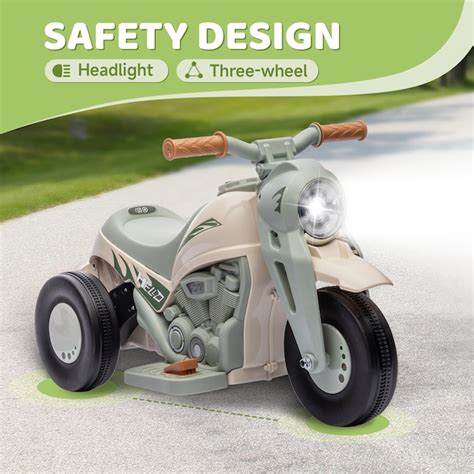 Runesay Kids Play Toys 6 Volt Riding Toys Battery Included Charger