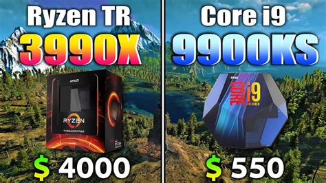 Ryzen Threadripper 3990X Vs Core I9 9900Ks Pc Gaming Benchmark Test Ryzen Threadripper 3990X Vs Core I9 9900Ks Pc Gaming Benchmark Test