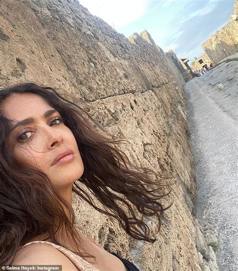 Salma Hayek Looks Glamorous In Selfies As She Explores Pompeii And Says She Feels An Undeniable Connection To The Ancient City Daily Mail Online Salma Hayek Looks Glamorous In Selfies As She Explores Pompeii And Says She Feels An Undeniable Connection To The Ancient City Daily Mail Online