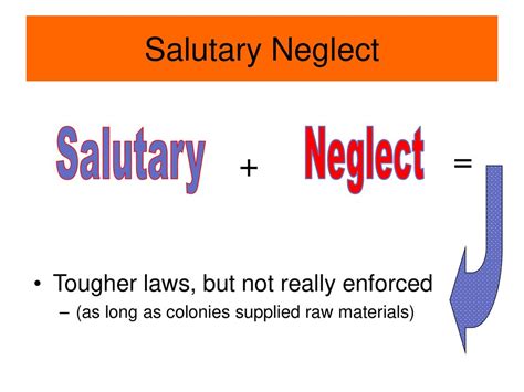Salutary Neglect Definition