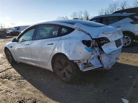 Salvage Tesla Model 3 Cars