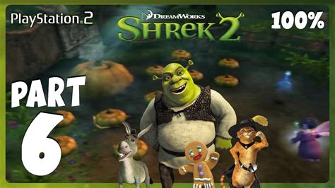 Shrek 2 (Ps2) - Part 6 'Level 5: Walking The Path 1/2' 100% Hd Co-Op ...