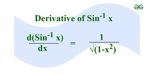 Sin Inverse Derivative