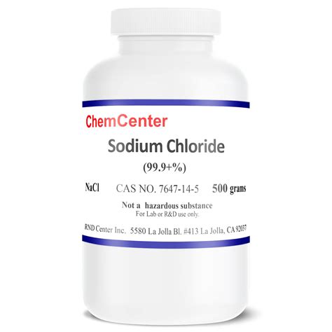 Sodium Chloride Sodium Chloride