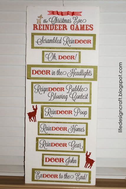 Sooo Fun The Christmas Eve Reindeer Games A Perfect Mix Of