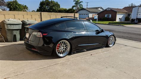 Stanced Tesla Model S Looking Clean R Stance Stanced Tesla Model S Looking Clean R Stance