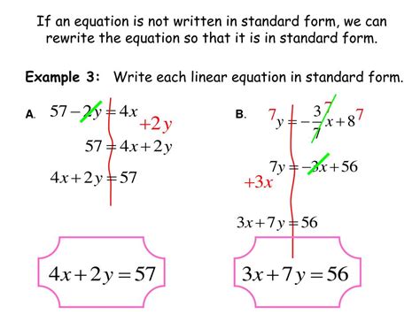 Standard Form Of Linear Equations Tessshebaylo Standard Form Of Linear Equations Tessshebaylo