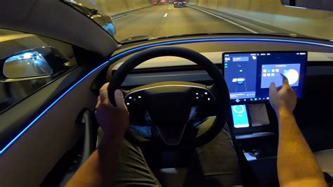 Tesla Ambient Lighting Features