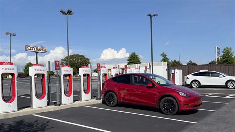 Tesla Charging Station In Greensboro Nc Youtube