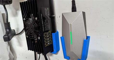 Tesla Cyber Quad Battery Charger Wall Mount Holder By Brian Flores Tesla Cyber Quad Battery Charger Wall Mount Holder By Brian Flores