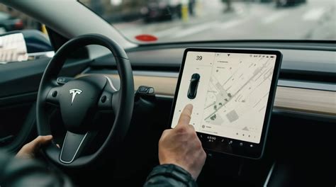 Tesla Model 3 Display Bedienung Men F Hrung Bluetooth Navigation Und