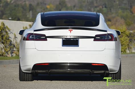 Tesla Model S Carbon Fiber Trunk Wing Spoiler T 224